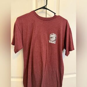 Vans Men's Burgundy Graphic Tee